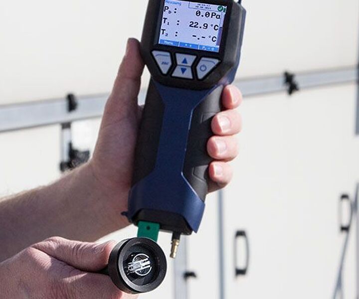 Temperaturen messen mit dem Wöhler DC 410 FLOW