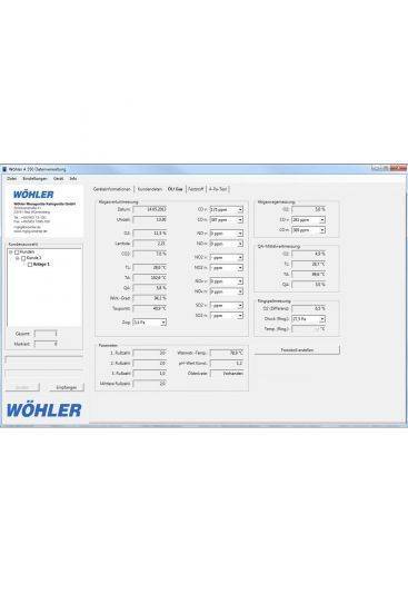 Wöhler A 550 PC-Software
