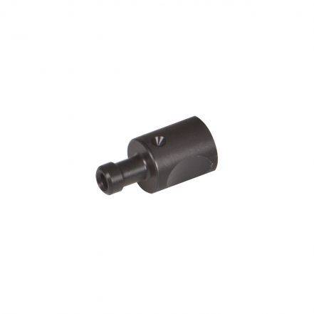 Gaskupplung Ø 15 x 31 mm POM schwarz