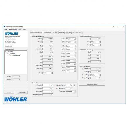 Wöhler A 450 PC-Software