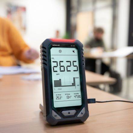 Sichere Raumluftqualität durch CO2 Messungen